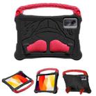 For Xiaomi Redmi Pad SE 11 2023 Boxing Series Kickstand EVA Shockproof Tablet Case with Shoulder Strap(Black Red) - 1