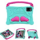 For Xiaomi Pad 6 / 6 Pro Boxing Series Kickstand EVA Shockproof Tablet Case with Shoulder Strap(Mint Rose Red) - 1