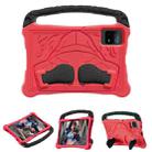 For Xiaomi Pad 6 / 6 Pro Boxing Series Kickstand EVA Shockproof Tablet Case with Shoulder Strap(Red Black) - 1