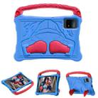 For Xiaomi Pad 6 / 6 Pro Boxing Series Kickstand EVA Shockproof Tablet Case with Shoulder Strap(Blue Red) - 1