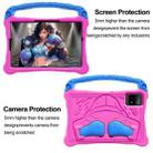 For Xiaomi Pad 6 / 6 Pro Boxing Series Kickstand EVA Shockproof Tablet Case with Shoulder Strap(Rose Red Blue) - 2
