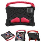 For Xiaomi Pad 5 / 5 Pro Boxing Series Kickstand EVA Shockproof Tablet Case with Shoulder Strap(Black Red) - 1