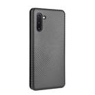 For Samsung Galaxy Note10 Carbon Fiber Texture Horizontal Flip TPU + PC + PU Leather Case with Card Slot(Black) - 3