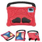 For Honor Tablet V7 11 inch Boxing Series Kickstand EVA Shockproof Tablet Case with Shoulder Strap(Red Black) - 1