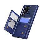 For Samsung Galaxy S24 Ultra 5G Horizontal Flip Card Bag Holder Leather Phone Case(Dark Blue) - 2