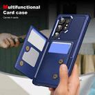 For Samsung Galaxy S24 Ultra 5G Horizontal Flip Card Bag Holder Leather Phone Case(Dark Blue) - 3