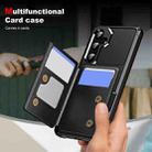 For Samsung Galaxy S24+ 5G Horizontal Flip Card Bag Holder Leather Phone Case(Black) - 3