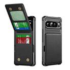 For Google Pixel 9 / 9 Pro Vertical Flip Card Bag Holder Leather Phone Case(Black) - 1