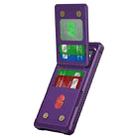 For Google Pixel 8 Vertical Flip Card Bag Holder Leather Phone Case(Purple) - 2