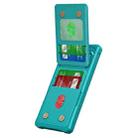 For Google Pixel 7 Vertical Flip Card Bag Holder Leather Phone Case(Cyan Green) - 2