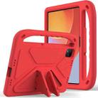 For Infinix Xpad 11 2024 Handle EVA Shockproof Tablet Case with Holder(Red) - 1