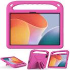 For Infinix Xpad 11 2024 Handle EVA Shockproof Tablet Case with Holder(Rose Red) - 3