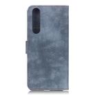 For LG Velvet Antelope Texture Magnetic Buckle Horizontal Flip PU Leather Case with Card Slots & Wallet & Holder(Blue) - 3
