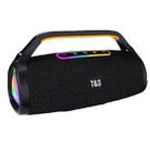 T&G TG417 40W Portable Outdoor Bass Dual Microphone Wireless Bluetooth Speaker(Black) - 1