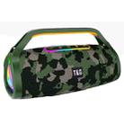 T&G TG417 40W Portable Outdoor Bass Dual Microphone Wireless Bluetooth Speaker(Camouflage) - 1