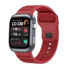 For Huawei Watch D2 Dotted Silicone Watch Band(Red) - 1