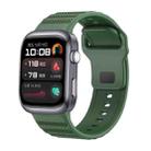 For Huawei Watch D2 Dotted Silicone Watch Band(Green) - 1