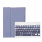 For Honor Pad V9 AH27 Ultra-thin Detachable Bluetooth Keyboard Leather Tablet Case(Lavender White) - 2