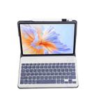 For Honor Pad V9 AH27 Ultra-thin Detachable Bluetooth Keyboard Leather Tablet Case(Lavender White) - 3