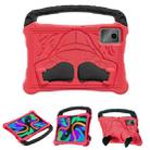 For For Lenovo Tab M11/ Xiaoxin Pad 11 2024 Boxing Series Kickstand EVA Shockproof Tablet Case with Shoulder Strap(Red Black) - 1