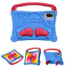 For For Lenovo Tab M11/ Xiaoxin Pad 11 2024 Boxing Series Kickstand EVA Shockproof Tablet Case with Shoulder Strap(Blue Red) - 1