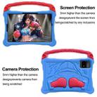 For For Lenovo Tab M11/ Xiaoxin Pad 11 2024 Boxing Series Kickstand EVA Shockproof Tablet Case with Shoulder Strap(Blue Red) - 2