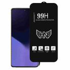 For Xiaomi Poco X6 Neo High Aluminum Large Arc Full Screen Tempered Glass Film - 1