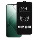 For Xiaomi 14 High Aluminum Large Arc Full Screen Tempered Glass Film - 1