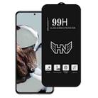 For Xiaomi 12T High Aluminum Large Arc Full Screen Tempered Glass Film - 1