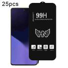 For Xiaomi Poco X6 Neo 25pcs High Aluminum Large Arc Full Screen Tempered Glass Film - 1