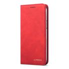 For iPhone 12 Pro Max LC.IMEEKE LC-002 Series Skin Hand Feeling PU + TPU Horizontal Flip Leather Case with Holder & Card Slot & Wallet(Red) - 1