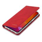 For iPhone 12 Pro Max LC.IMEEKE LC-002 Series Skin Hand Feeling PU + TPU Horizontal Flip Leather Case with Holder & Card Slot & Wallet(Red) - 2