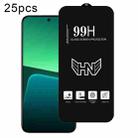 For Xiaomi 13 25pcs High Aluminum Large Arc Full Screen Tempered Glass Film - 1