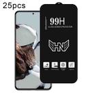 For Xiaomi 12T 25pcs High Aluminum Large Arc Full Screen Tempered Glass Film - 1