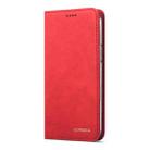 For iPhone 12 / 12 Pro LC.IMEEKE LC-002 Series Skin Hand Feeling PU + TPU Horizontal Flip Leather Case with Holder & Card Slot & Wallet(Red) - 2