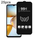 For Xiaomi Poco M4 5G 25pcs High Aluminum Large Arc Full Screen Tempered Glass Film - 1