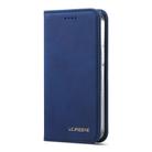 For iPhone 12 mini LC.IMEEKE LC-002 Series Skin Hand Feeling PU + TPU Horizontal Flip Leather Case with Holder & Card Slot & Wallet(Blue) - 2