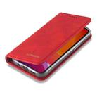 For iPhone 12 mini LC.IMEEKE LC-002 Series Skin Hand Feeling PU + TPU Horizontal Flip Leather Case with Holder & Card Slot & Wallet(Red) - 3