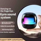 M88 Portable Gyro RGB Atmosphere Light Bluetooth Speaker Subwoofer(Black) - 2