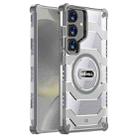 For Samsung Galaxy S25+ 5G wlons Explorer Series PC Hybrid TPU MagSafe Magnetic Case(Grey) - 1