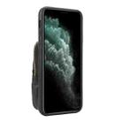 For iPhone 11 Pro Max AwQuer Crossbody Zipper Wallet Bag Litchi Leather Phone Case(Black) - 3