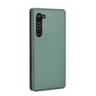 For Motorola Moto Edge Carbon Fiber Texture Horizontal Flip TPU + PC + PU Leather Case with Rope & Card Slot(Green) - 3