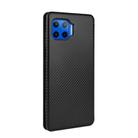 For Motorola Moto G 5G Plus Carbon Fiber Texture Horizontal Flip TPU + PC + PU Leather Case with Rope & Card Slot(Black) - 3