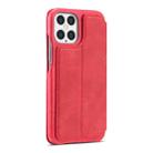 For iPhone 12 Pro Max LC.IMEEKE Hon Ancient Series Horizontal Flip Leather Case with Holder & Card Slot(Red) - 5