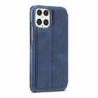 For iPhone 12 Pro Max LC.IMEEKE Hon Ancient Series Horizontal Flip Leather Case with Holder & Card Slot(Blue) - 5