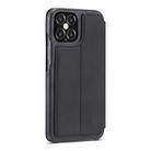 For iPhone 12 / 12 Pro LC.IMEEKE Hon Ancient Series Horizontal Flip Leather Case with Holder & Card Slot(Black) - 3