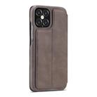 For iPhone 12 / 12 Pro LC.IMEEKE Hon Ancient Series Horizontal Flip Leather Case with Holder & Card Slot(Coffee) - 3