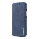 For iPhone 12 / 12 Pro LC.IMEEKE Hon Ancient Series Horizontal Flip Leather Case with Holder & Card Slot(Blue) - 2