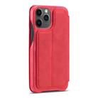 For iPhone 12 mini LC.IMEEKE Hon Ancient Series Horizontal Flip Leather Case with Holder & Card Slot(Red) - 5