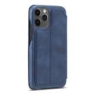 For iPhone 12 mini LC.IMEEKE Hon Ancient Series Horizontal Flip Leather Case with Holder & Card Slot(Blue) - 5